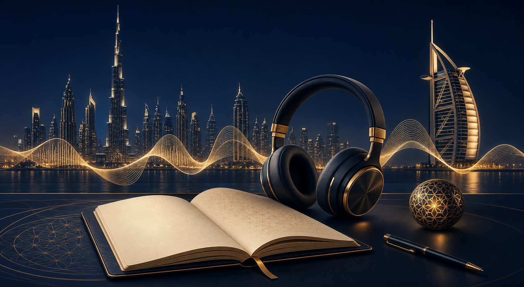 Product-themed illustration for Dubai Wealth Secret